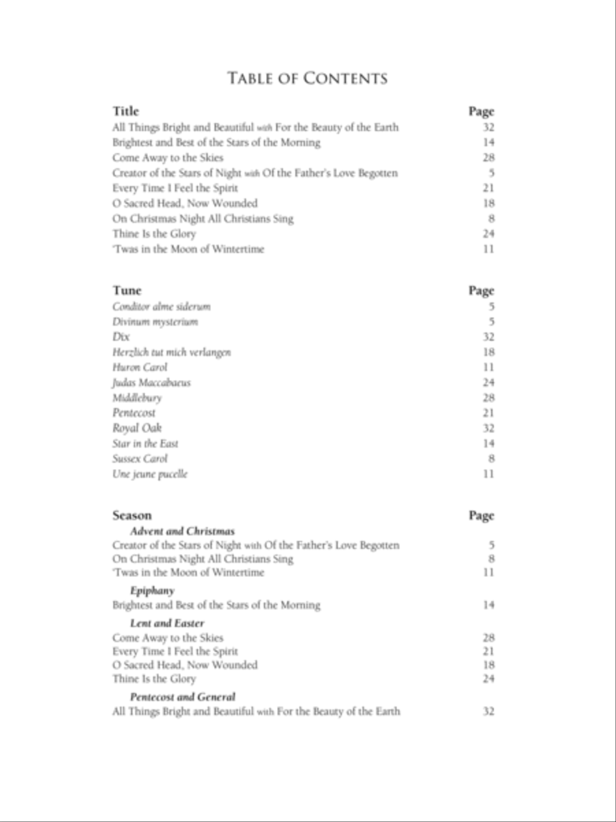 Hymn Meditations for the Church Year Piano Solo scores gallery preview page 2