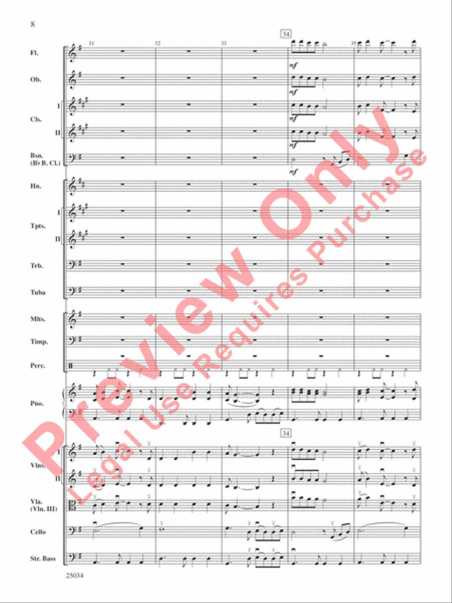 A Rockin' Halloween Full Orchestra scores gallery preview page 9