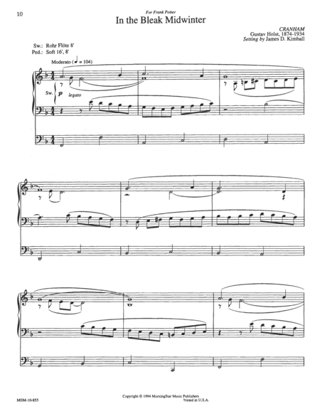 Five Hymn Preludes, Set 1 image number null
