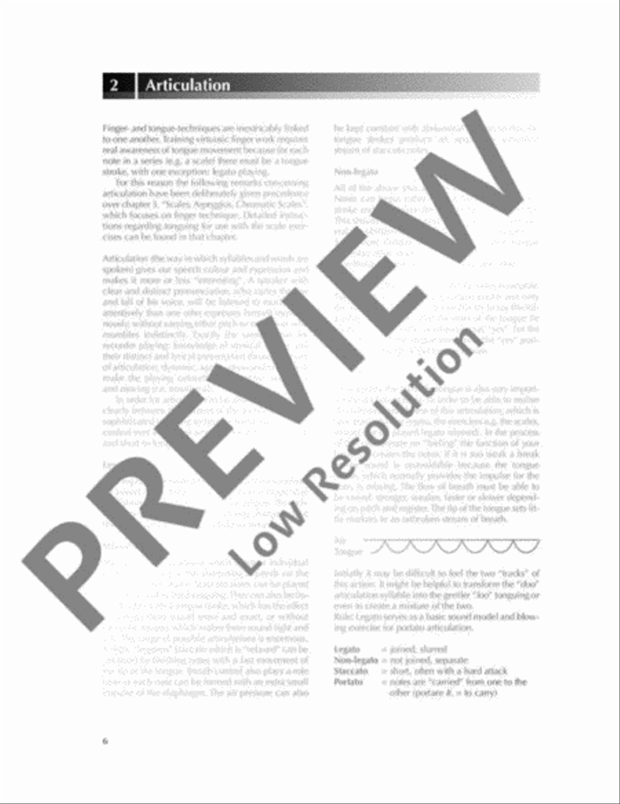 Advanced Recorder Technique Soprano Recorder scores gallery preview page 7