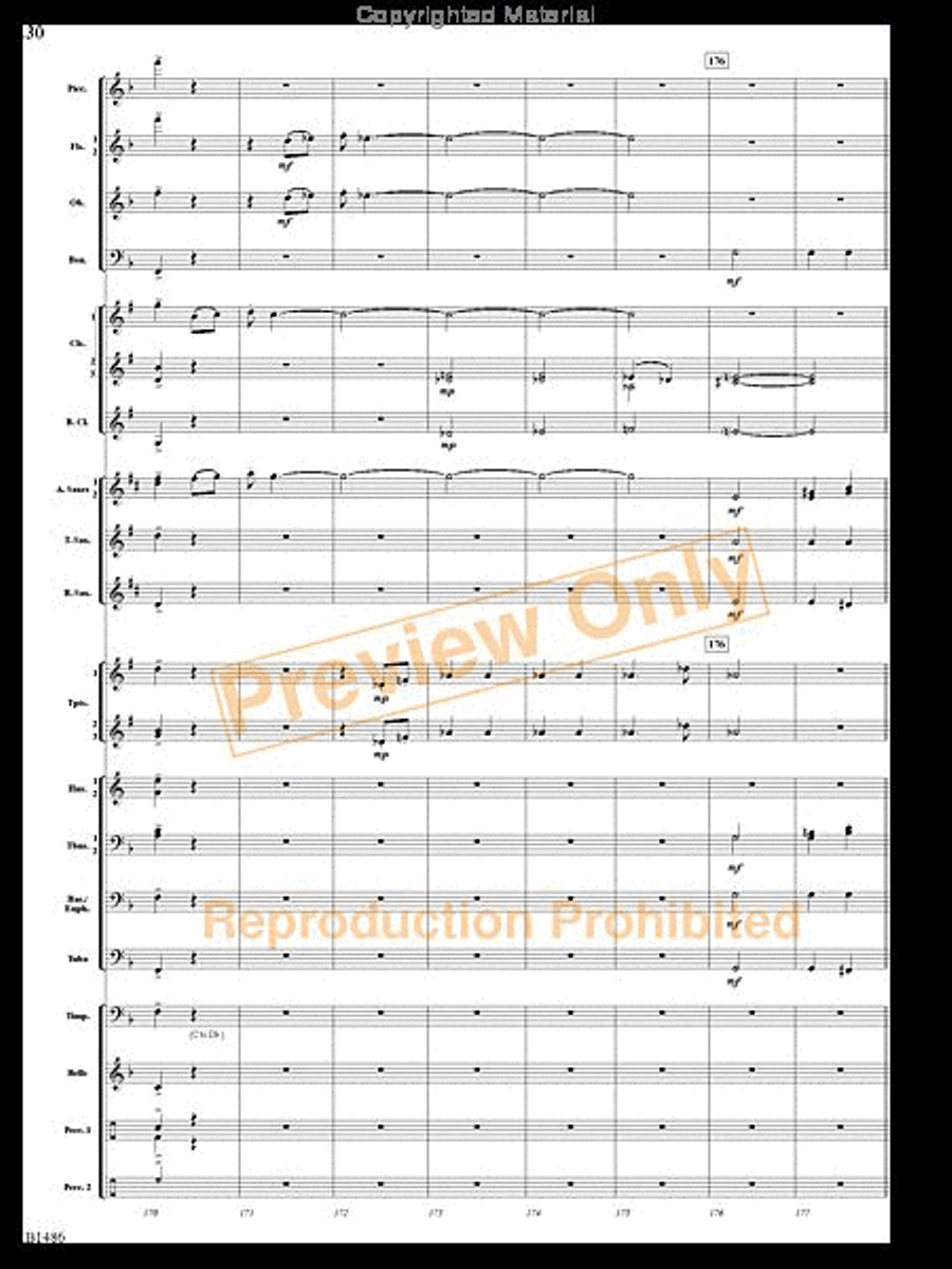 An American Spectacular An American Spectacular Concert Band scores gallery preview page 29