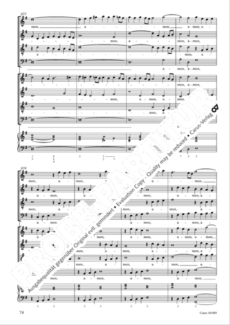 Credo a 8 voci 4-Part scores gallery preview page 75