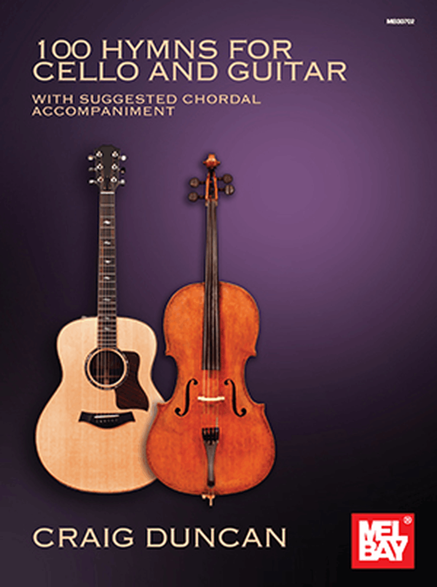 100 Hymns for Cello and Guitar Cello scores gallery preview page 1