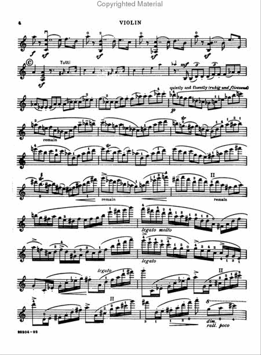 Concerto Violin Solo scores gallery preview page 4