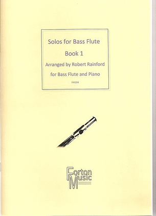 Book cover for Solos for Bass Flute Book 1