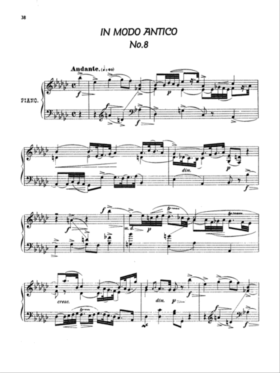Arensky: Twenty-four Morceau Characteristiques, Op. 36 Piano Solo scores gallery preview page 1