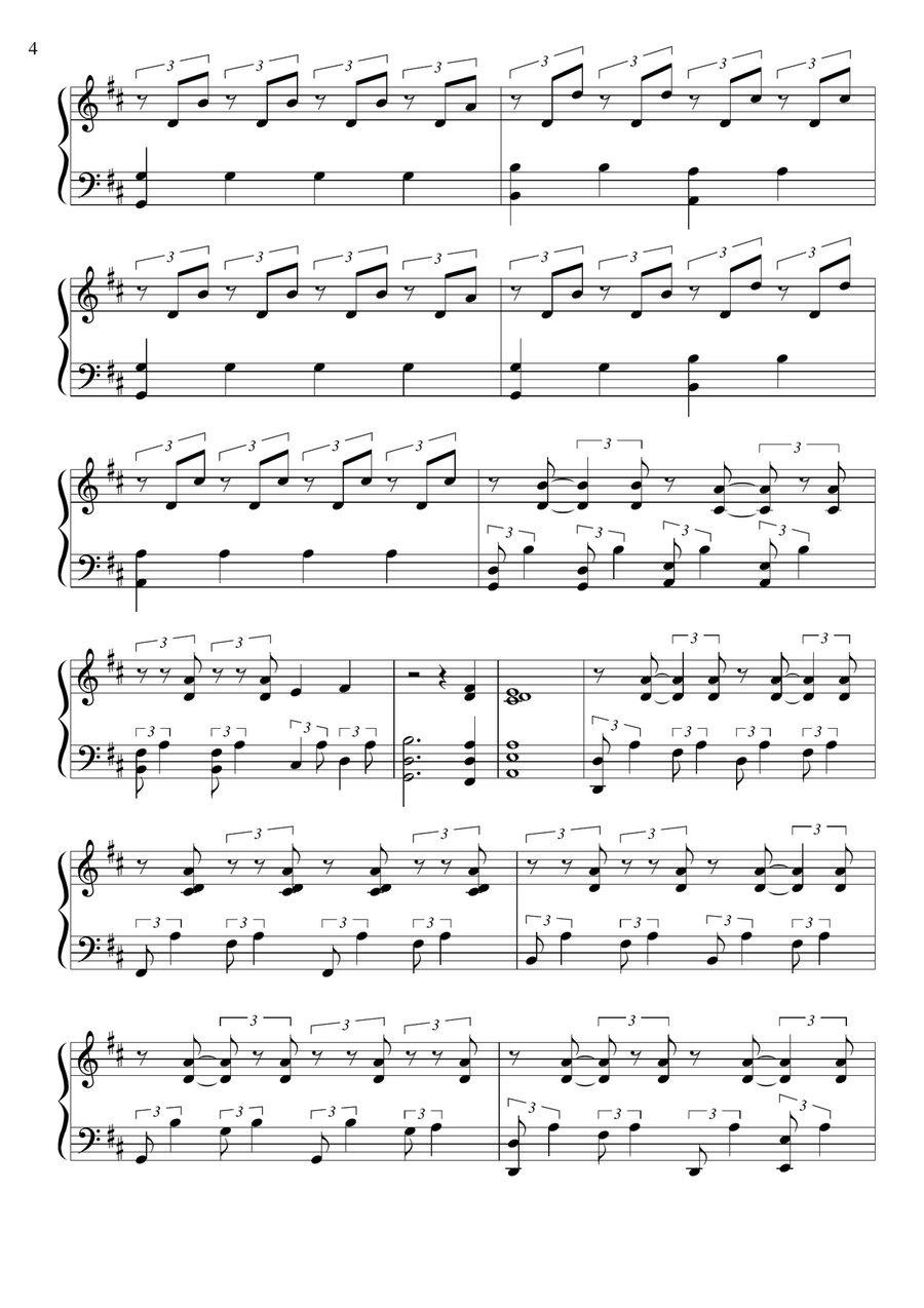 Perfectly Imperfect Piano Solo - Digital Sheet Music page 4