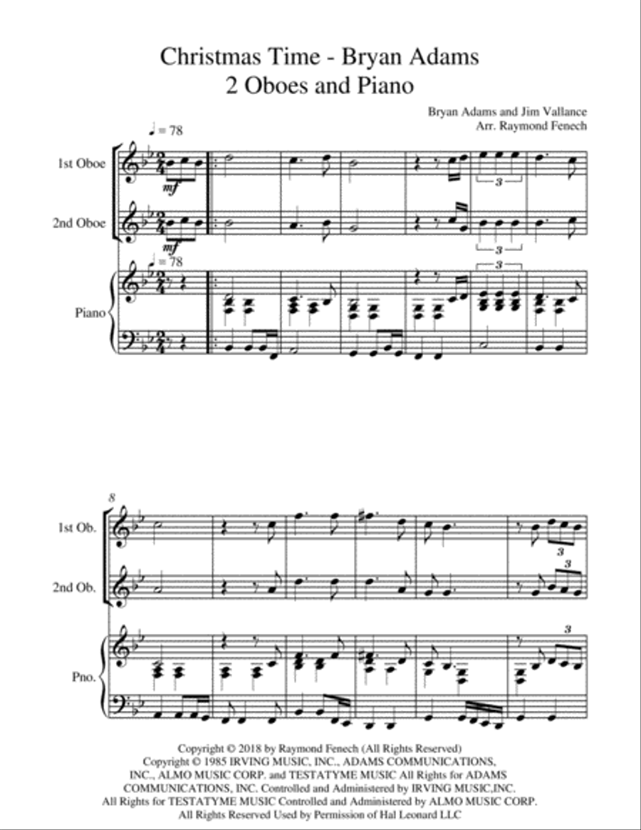 Christmas Time Woodwind Duet scores gallery preview page 5