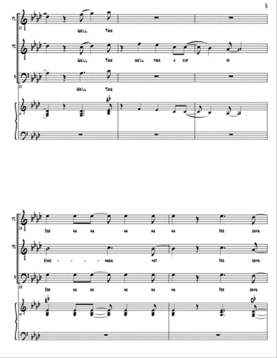 Auld Lang Syne (as performed by Straight No Chaser) - TTB TTB scores gallery preview page 6