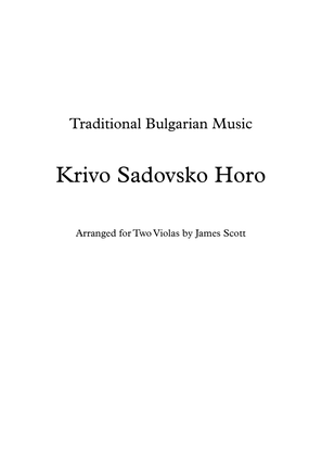 Book cover for Krivo Sandovsko Horo