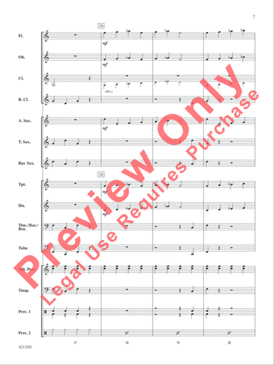 Code of Hammurabi Concert Band scores gallery preview page 8