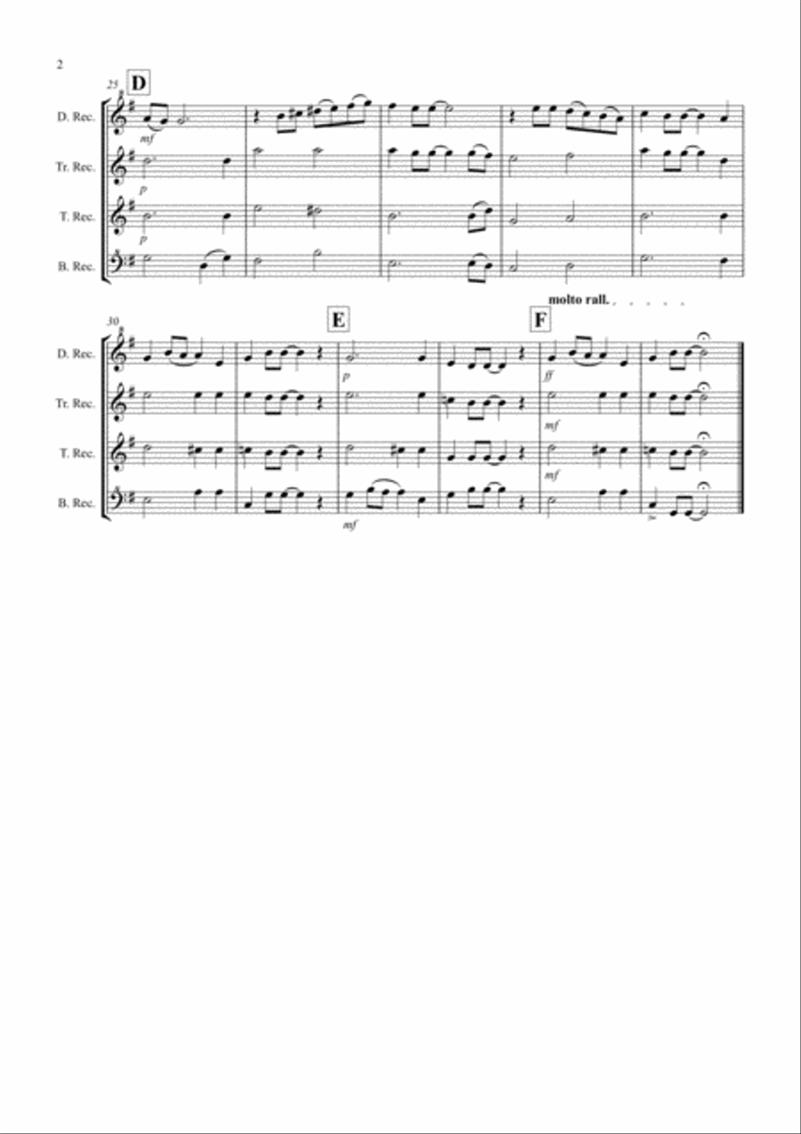 Yesterday Yesterday Recorder scores gallery preview page 2
