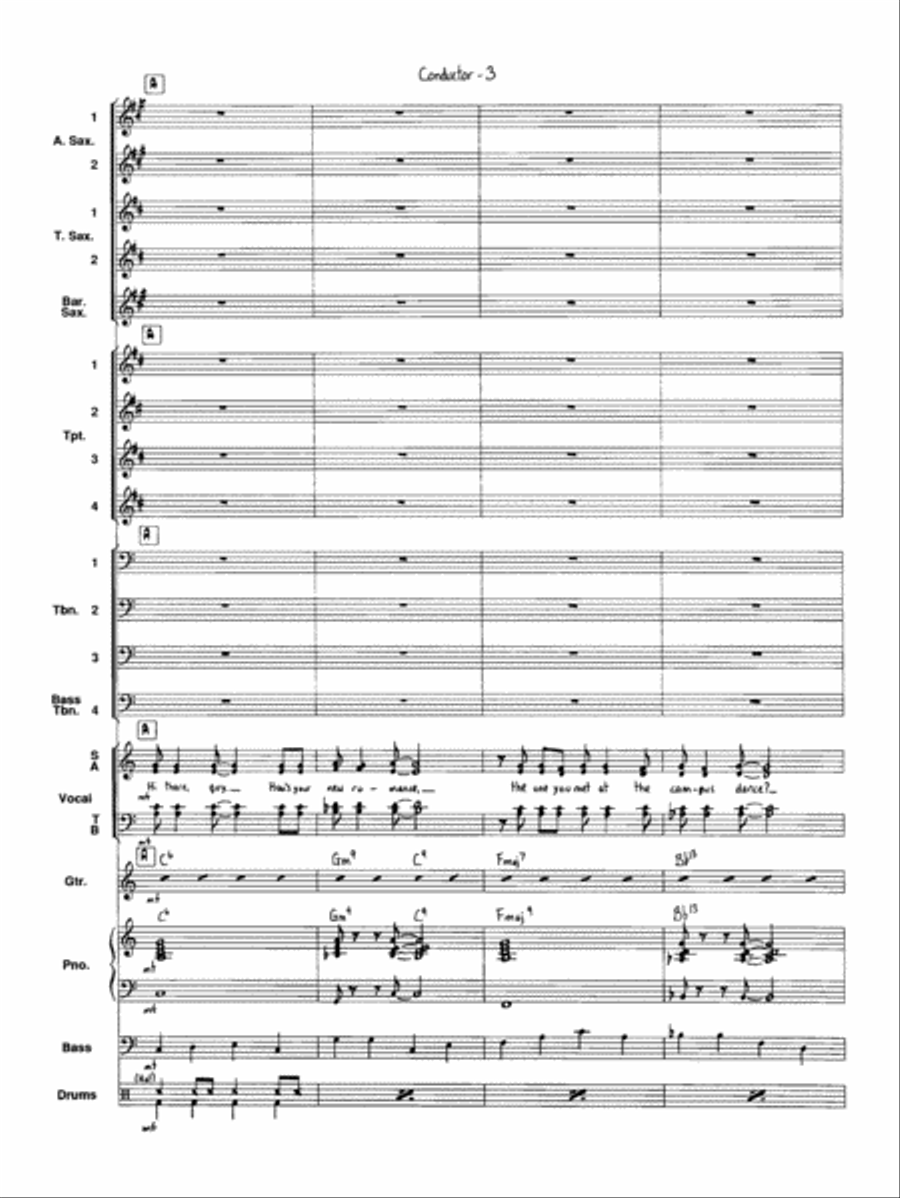 I've Got a Gal in Kalamazoo: Score Jazz Ensemble scores gallery preview page 4