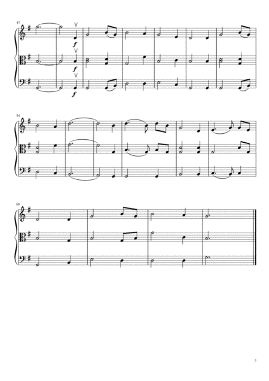 Amazing Grace Amazing Grace String Trio scores gallery preview page 4