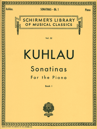 Book cover for Sonatinas – Book 1