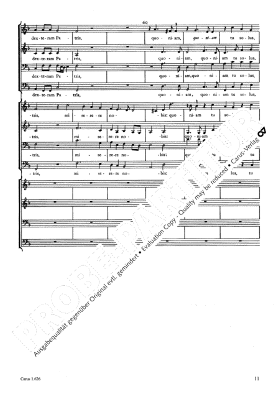 Gloria 4-Part scores gallery preview page 12