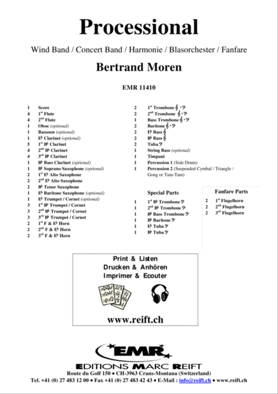 Processional Concert Band scores gallery preview page 2