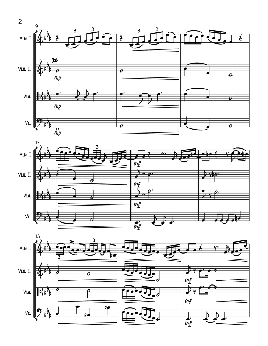 Pov String Quartet scores gallery preview page 2