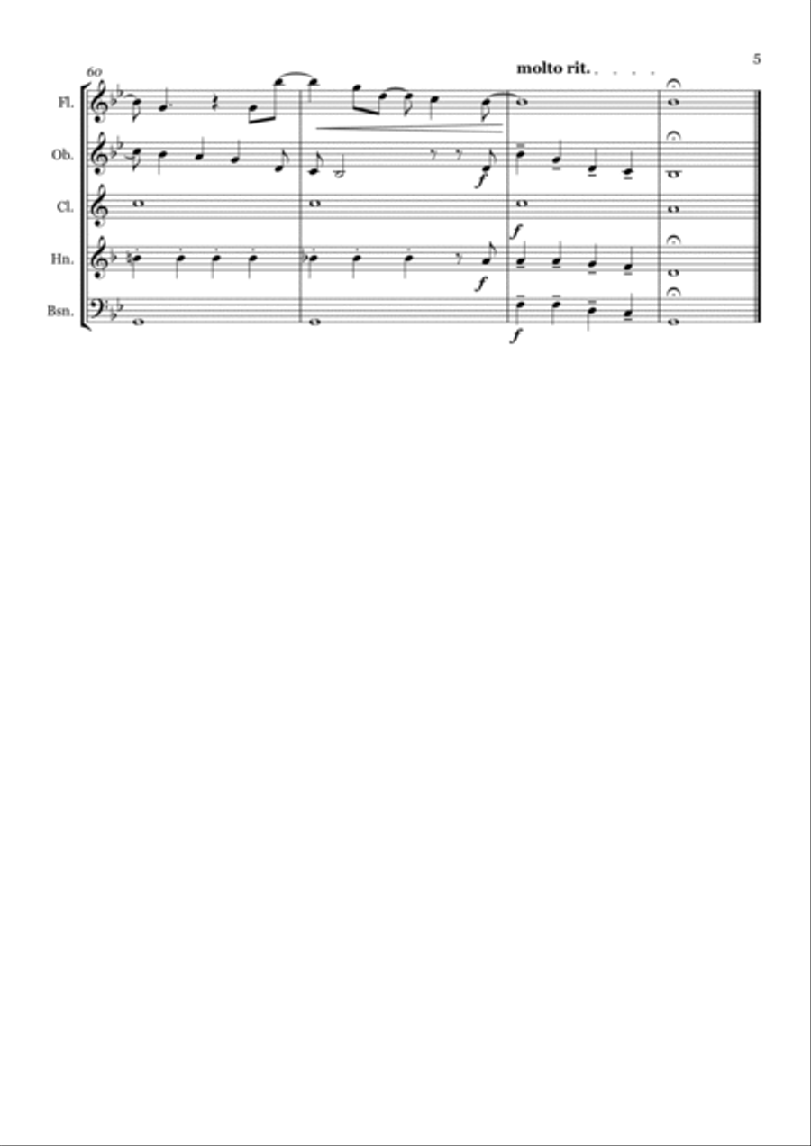 Eleanor Rigby Eleanor Rigby Woodwind Quintet scores gallery preview page 5