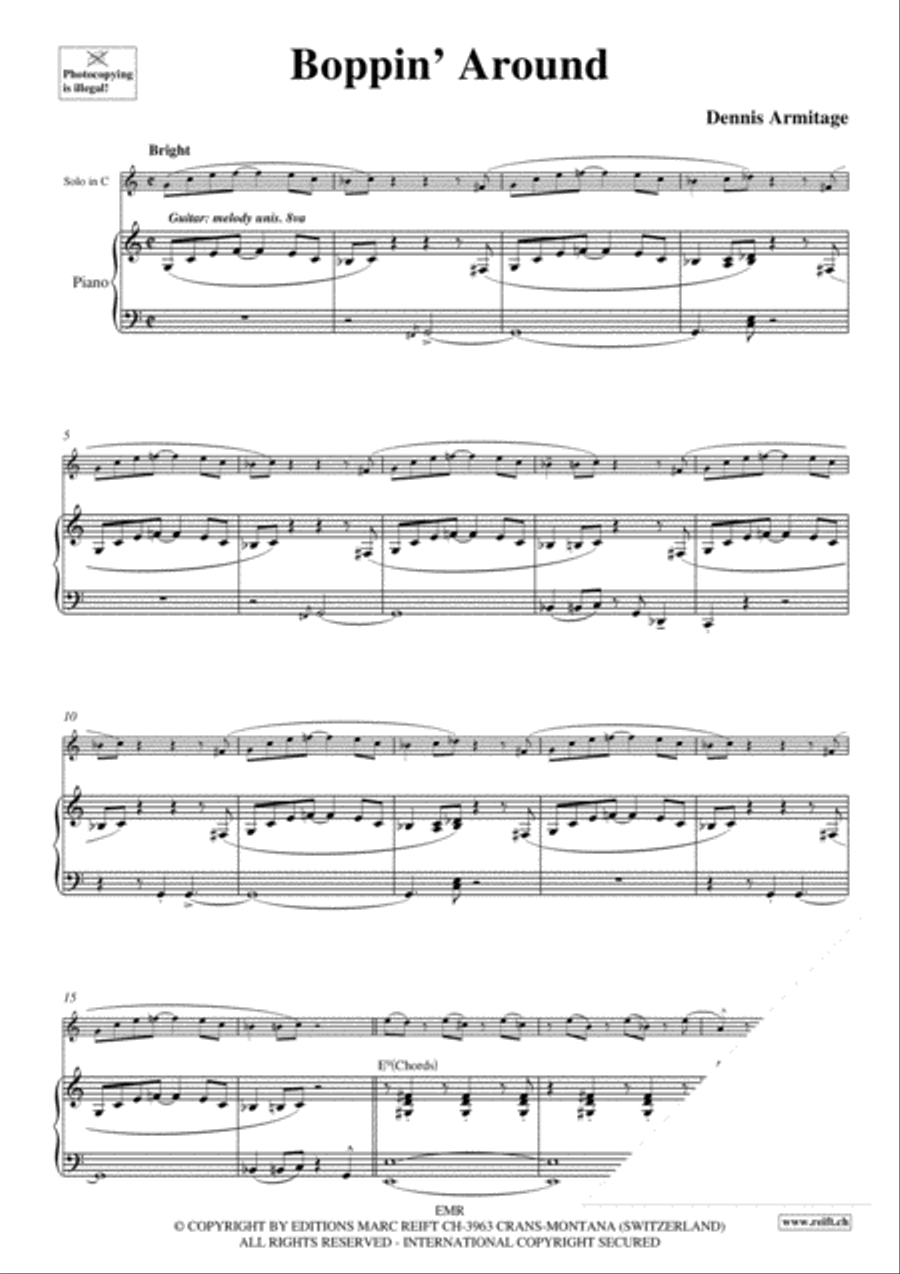 Be-Bop Alto Saxophone scores gallery preview page 3