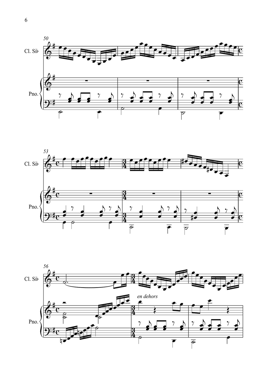 Espièglerie Espièglerie Clarinet Solo scores gallery preview page 6