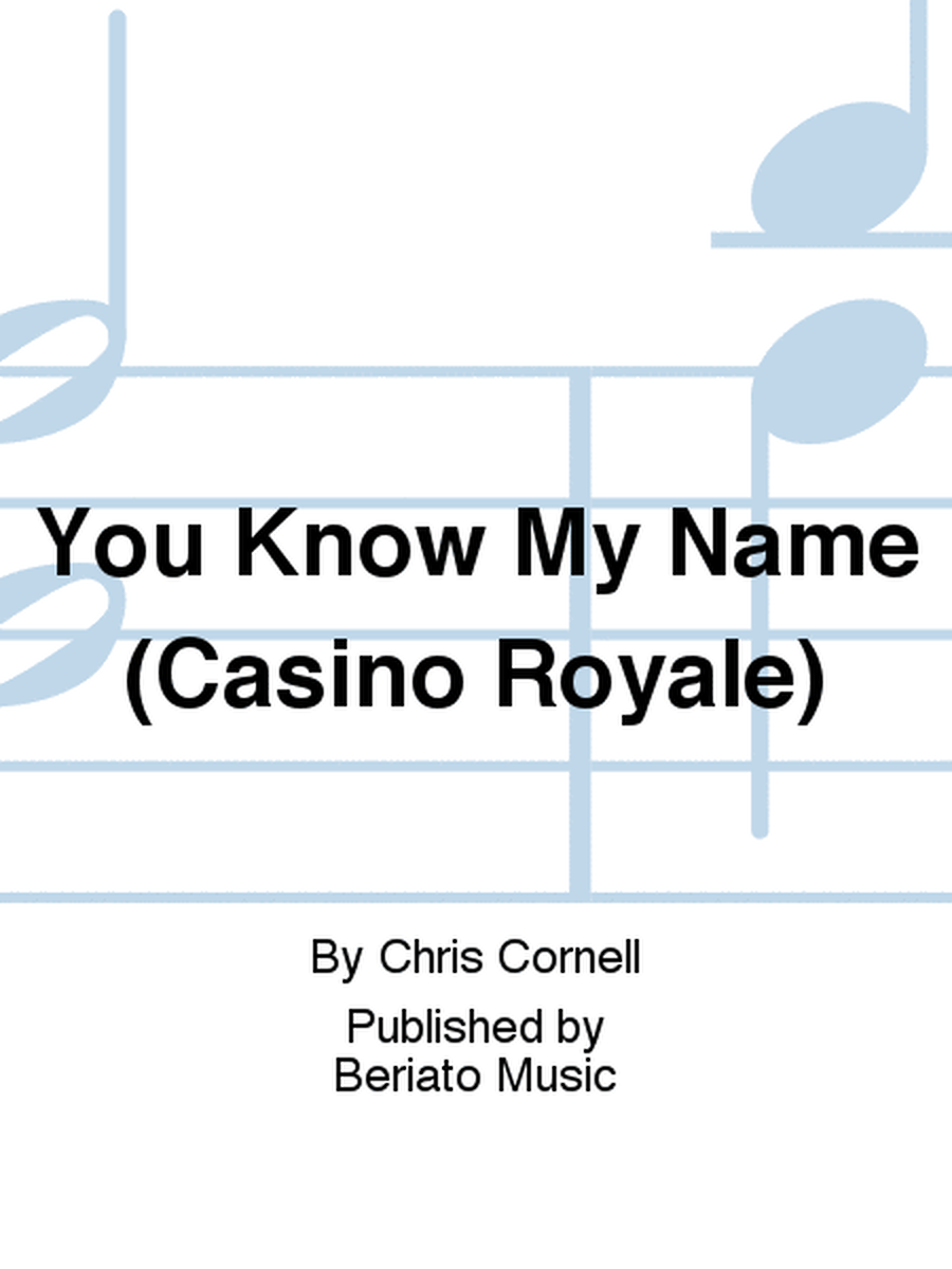You Know My Name (Casino Royale)