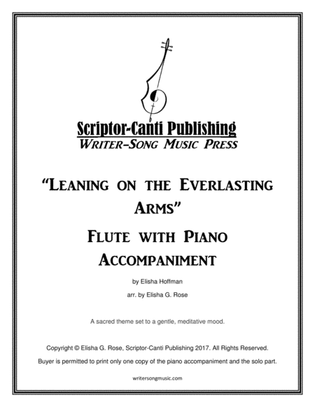 Leaning on the Everlasting Arms - Flute image number null