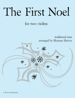 The First Noel for Two Violins