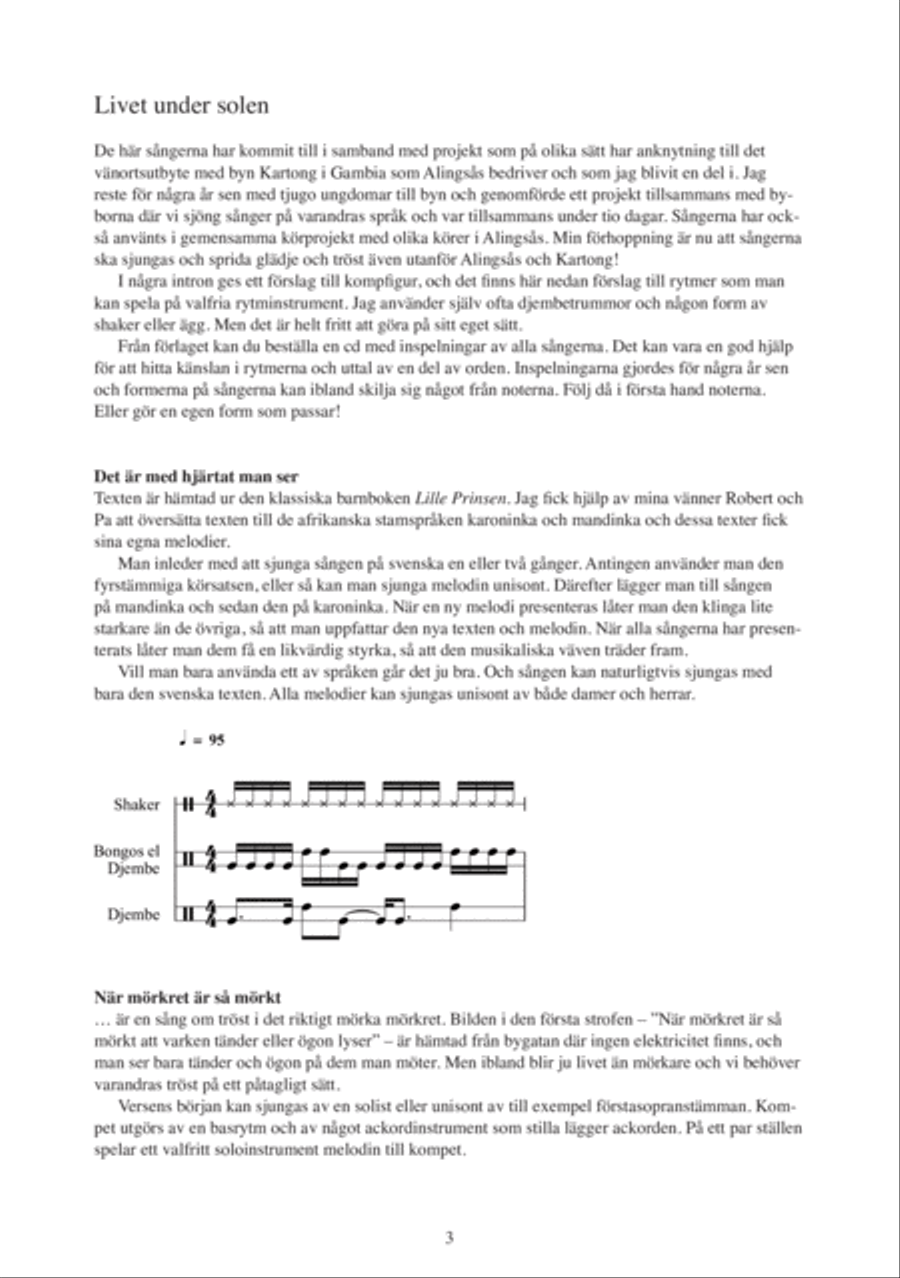 Livet under solen 4-Part scores gallery preview page 4
