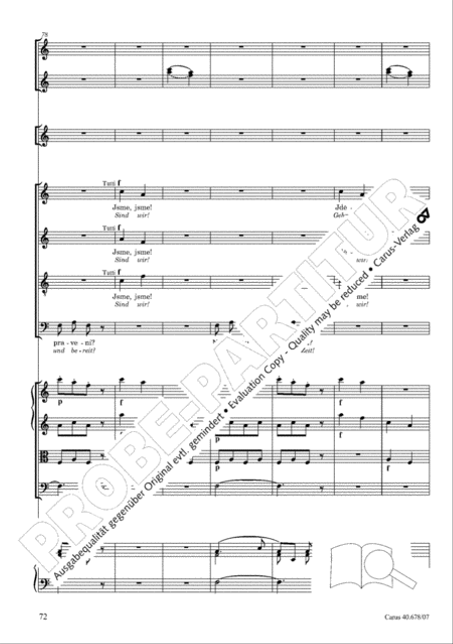 Missa pastoralis bohemica 4-Part scores gallery preview page 85