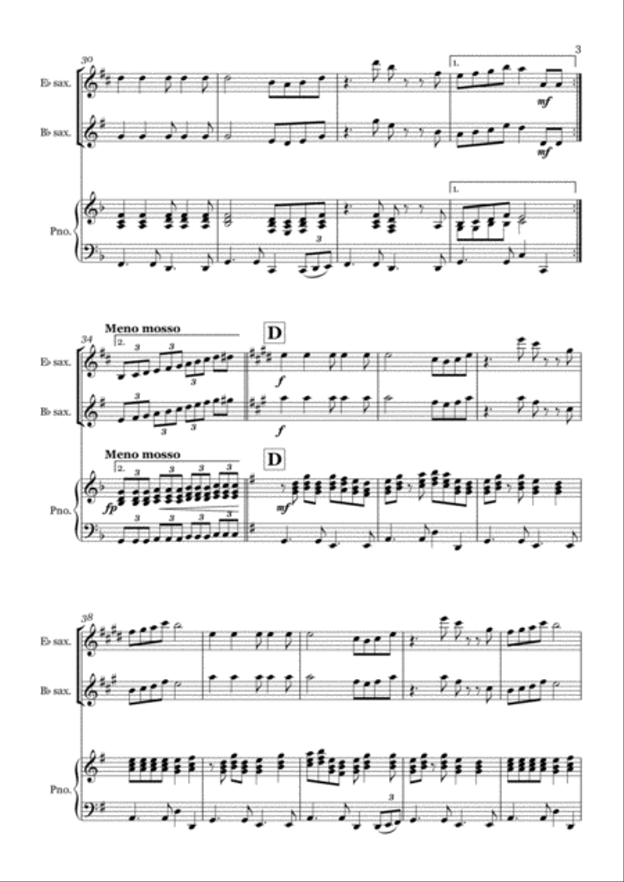 Always Look On The Bright Side Of Life Small Ensemble scores gallery preview page 3
