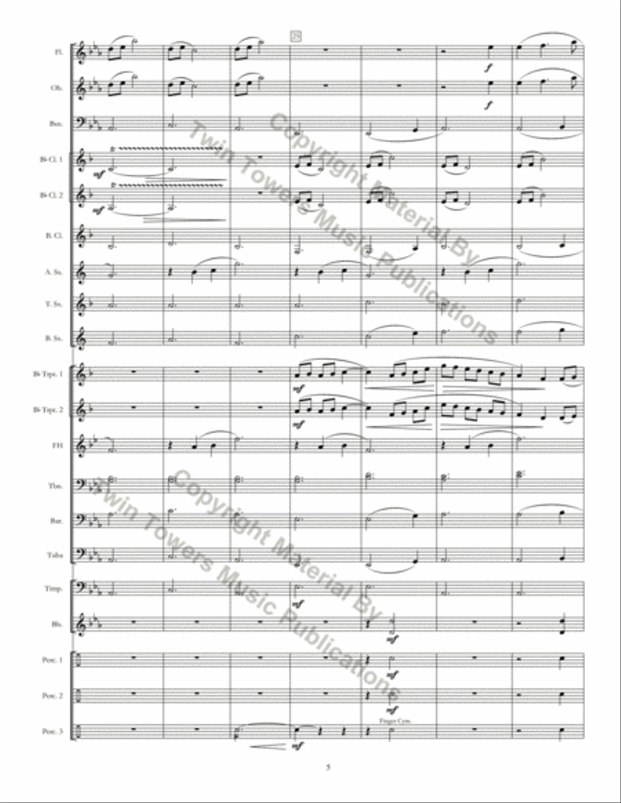 Grazioso Concert Band scores gallery preview page 6