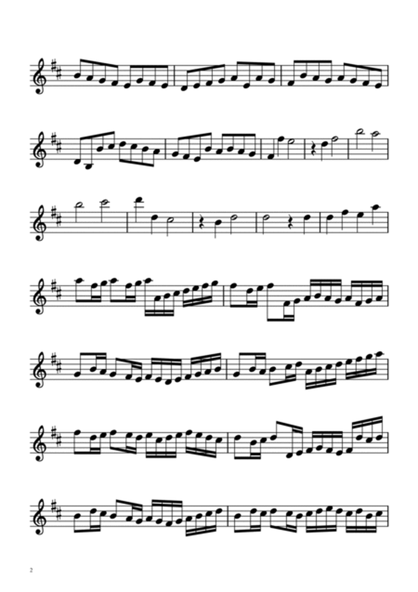 Canon in D Easy Violin Solo image number null