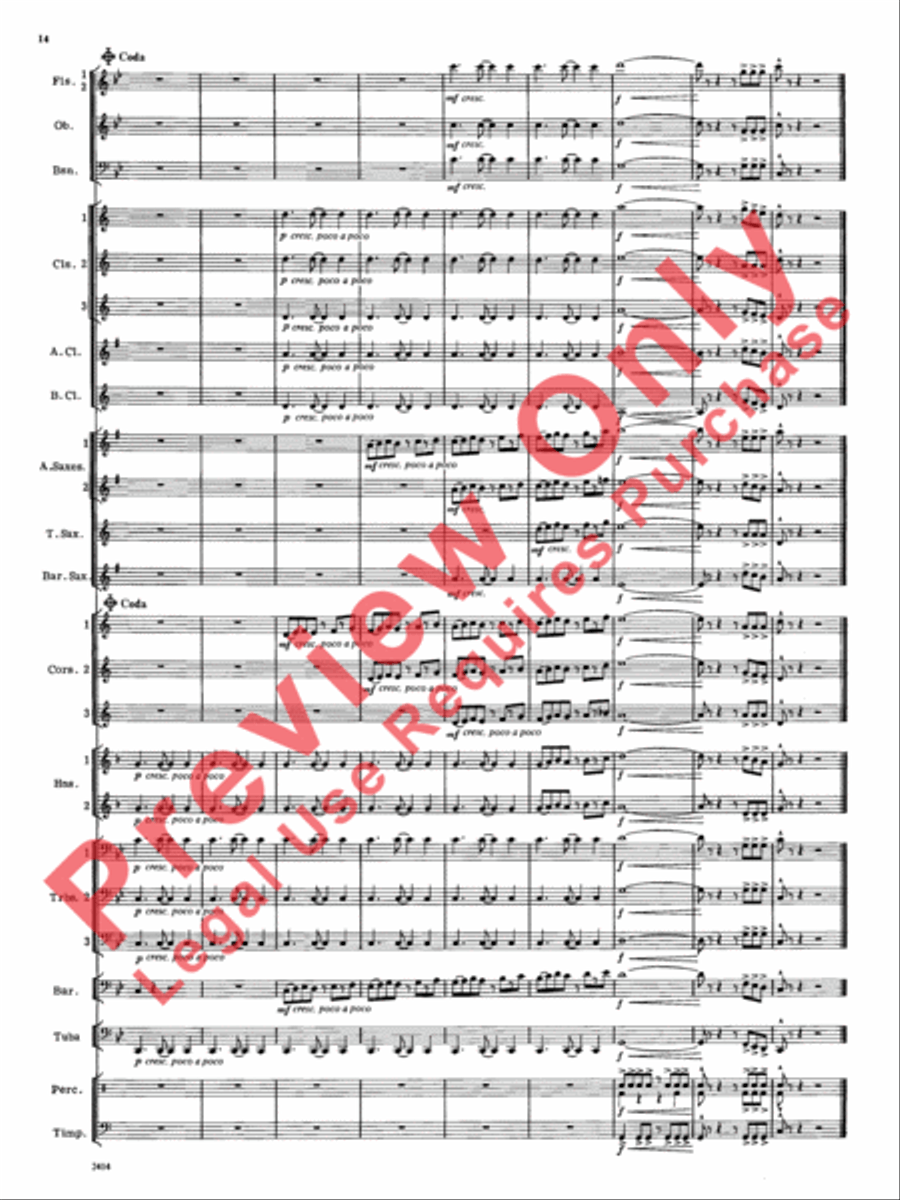 Festivity Festivity Concert Band scores gallery preview page 15