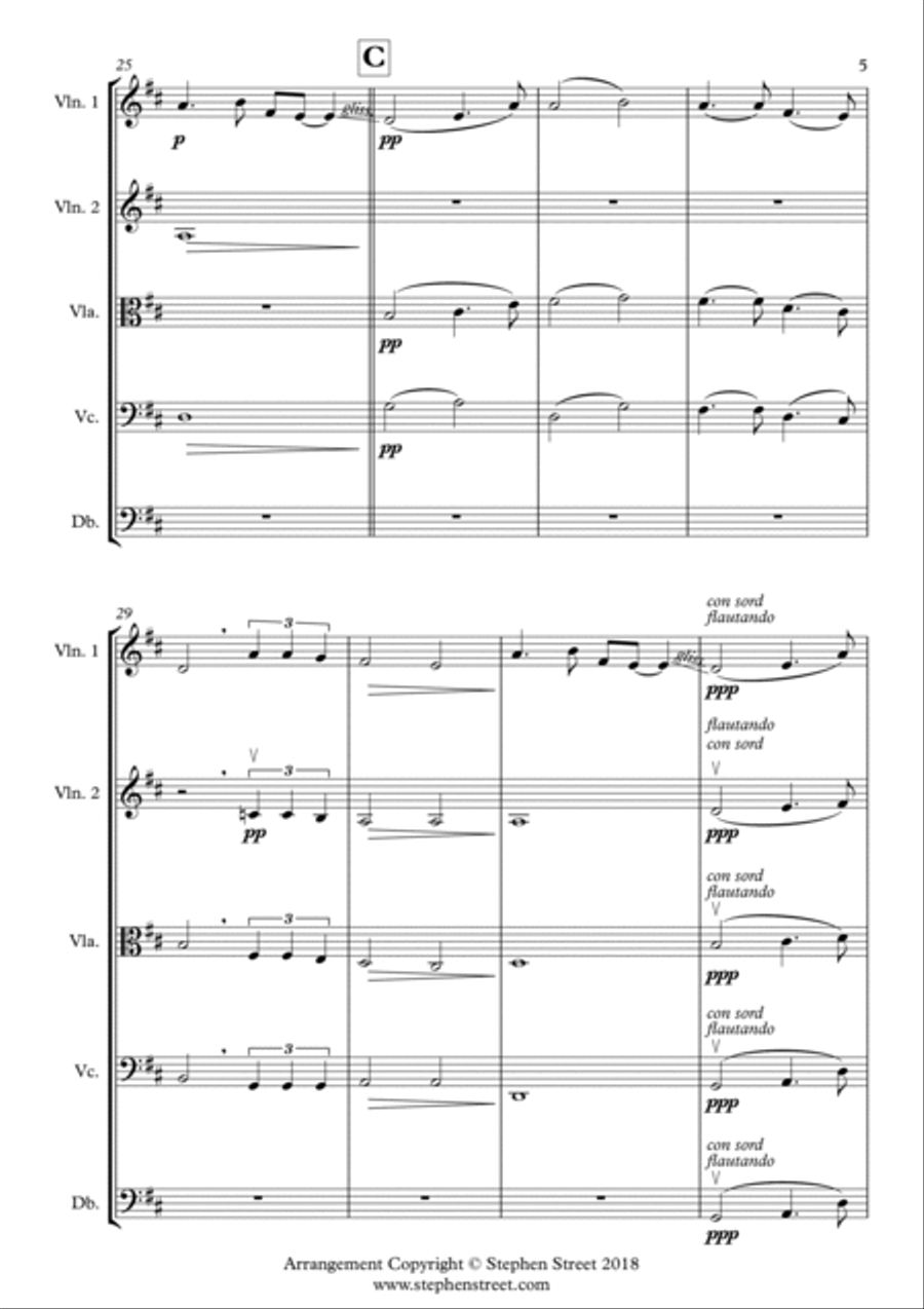 Wakrazulwa for String Quintet String Quintet scores gallery preview page 5