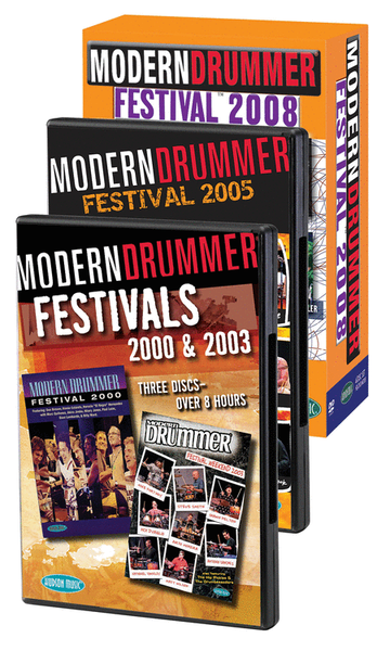 Modern Drummer Super Pack  Modern Drummer Fest 2000/2003/2005/2008 Pack 11 DVDs