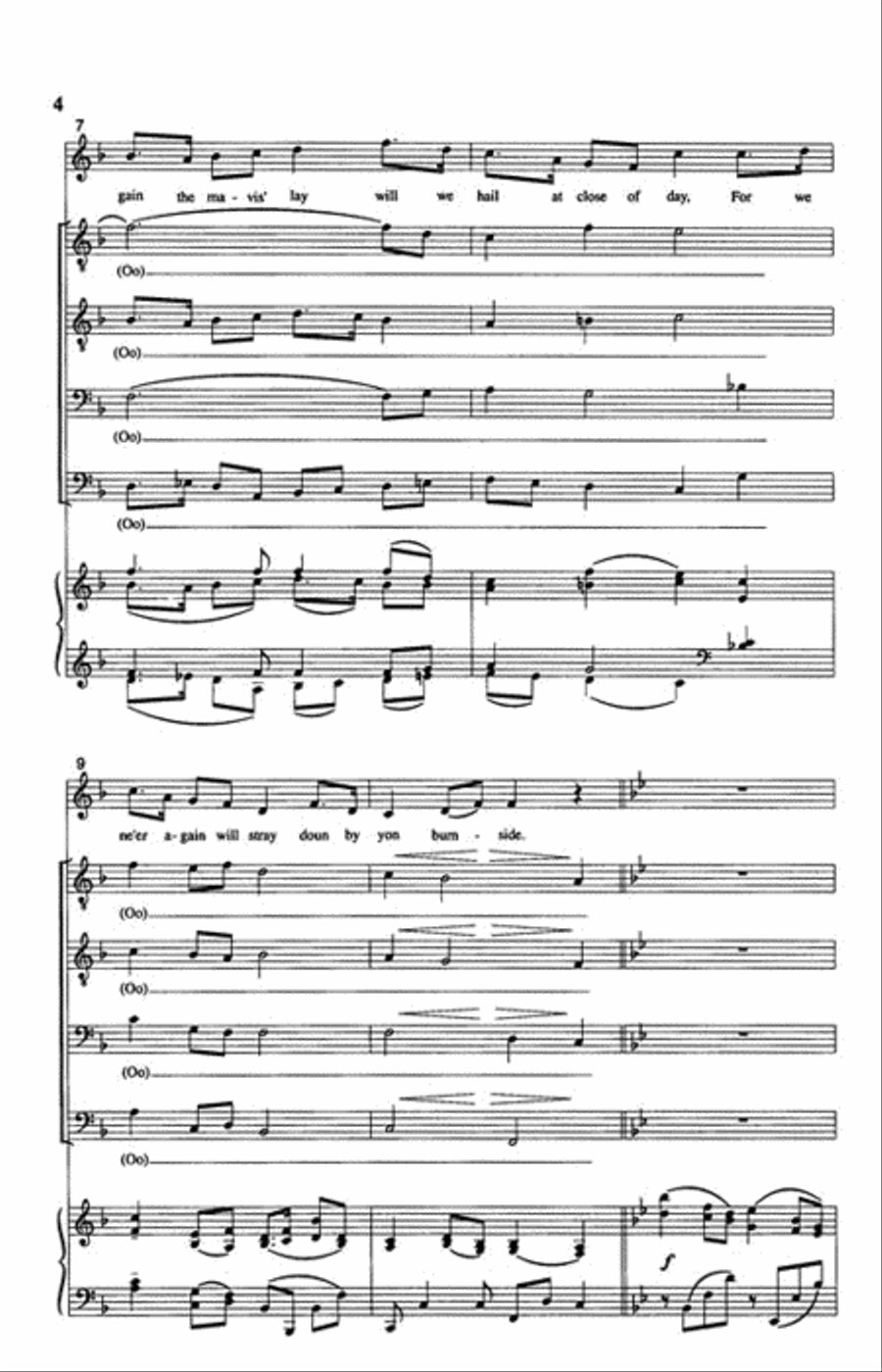 Three Scottish Highland Songs TTB scores gallery preview page 3