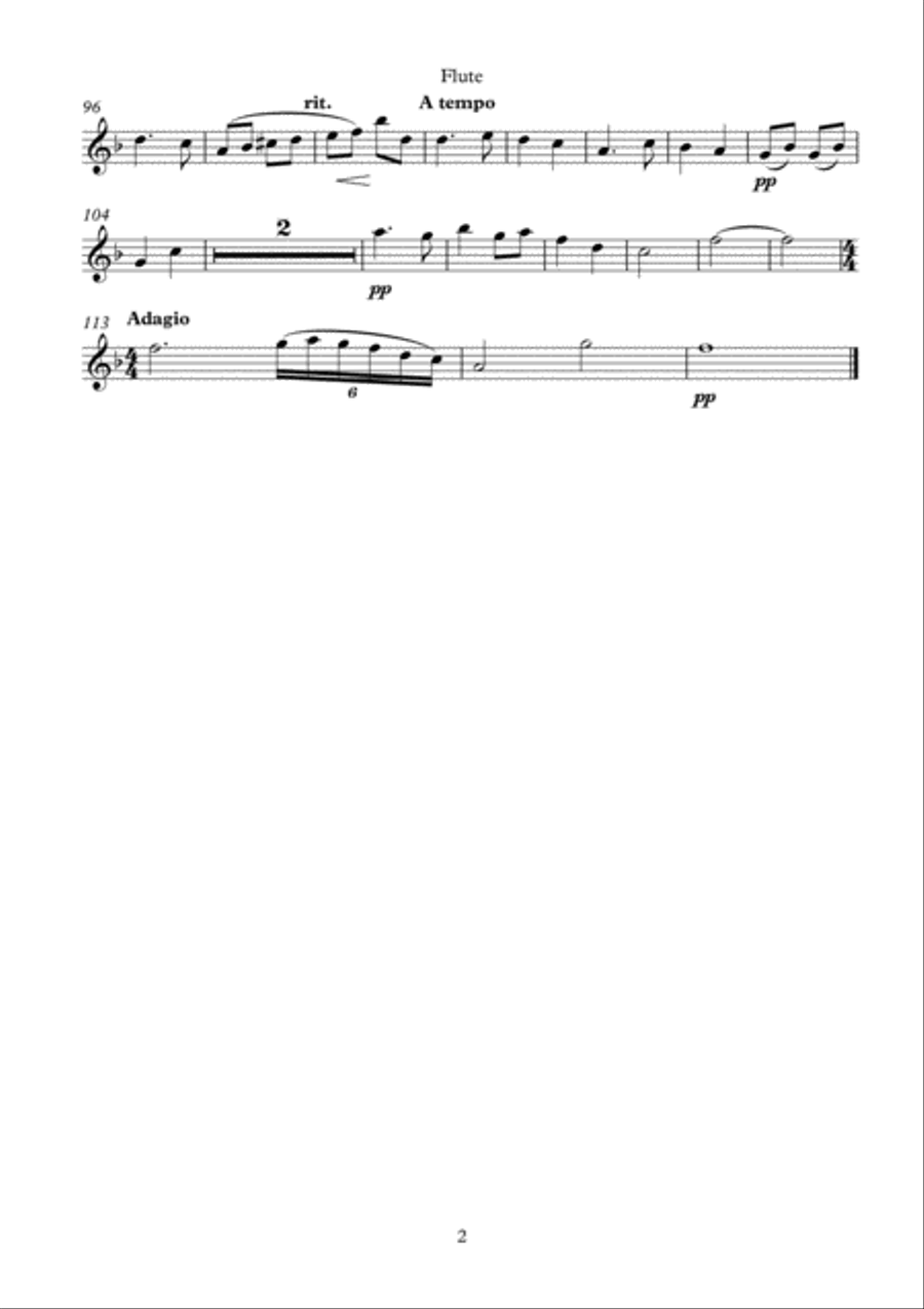 Capriccio Catalan arr. flute, oboe, and clarinet Woodwind Trio scores gallery preview page 5