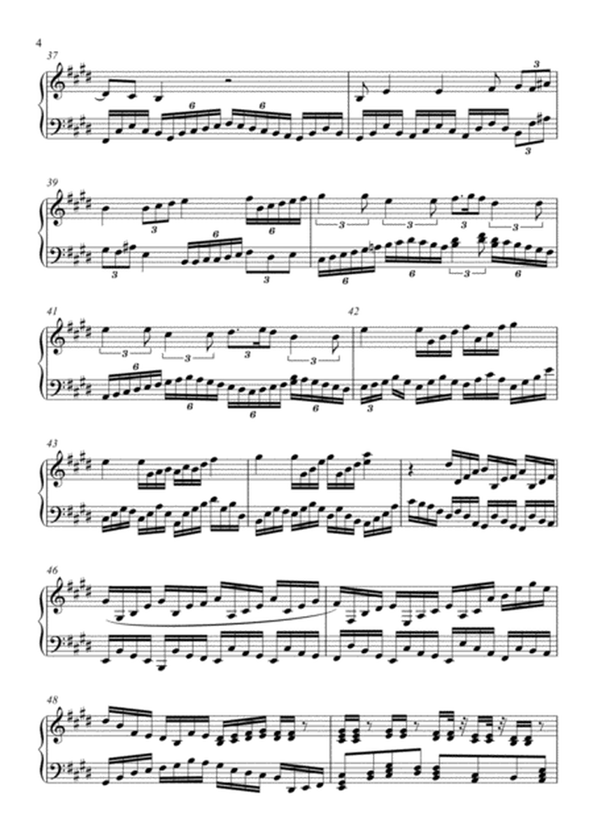 Fantasy variations on an original theme (piano solo)