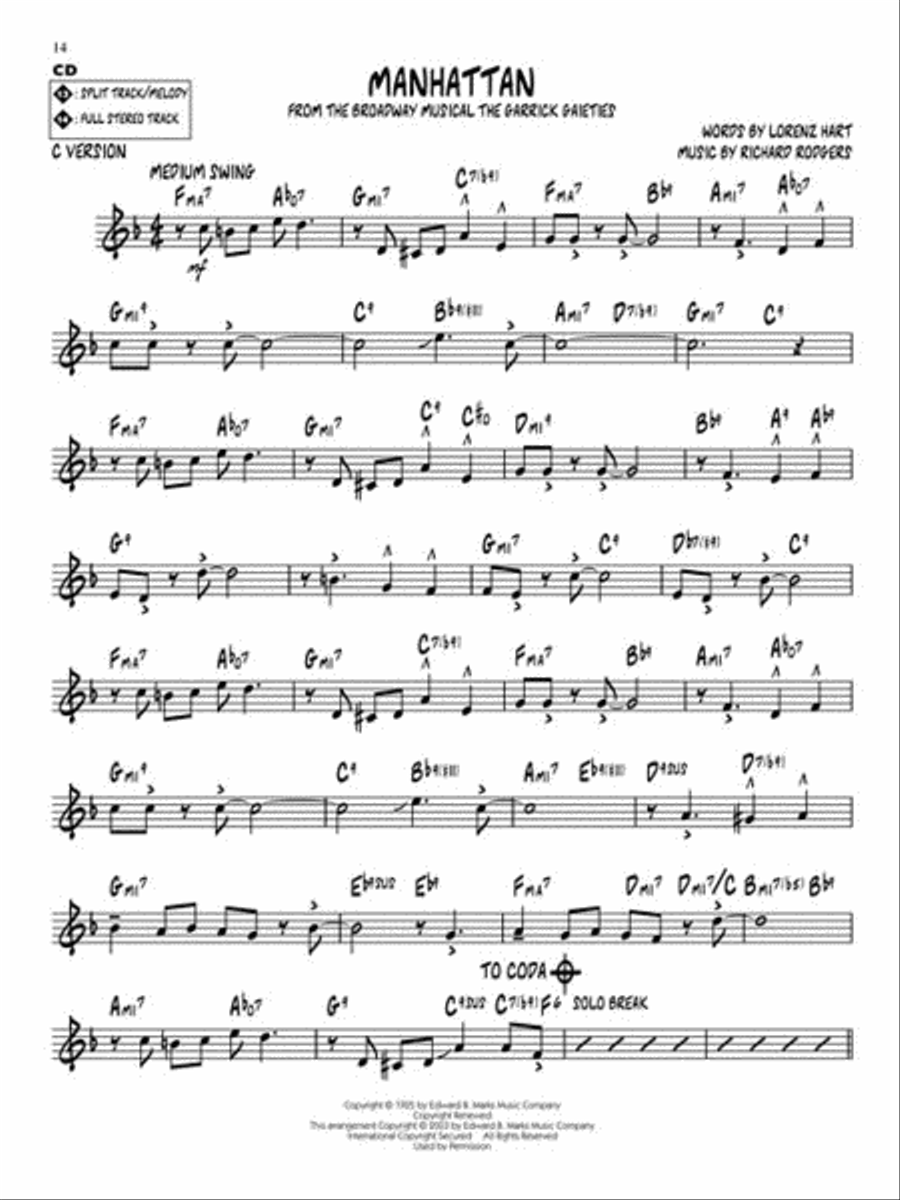 Rodgers & Hart Classics CD scores gallery preview page 6
