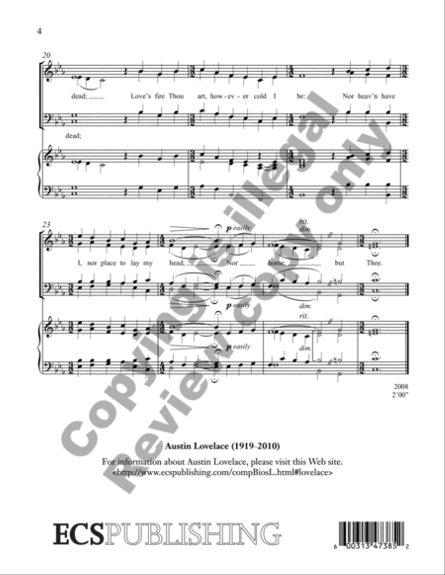 None Other Lamb 4-Part scores gallery preview page 4