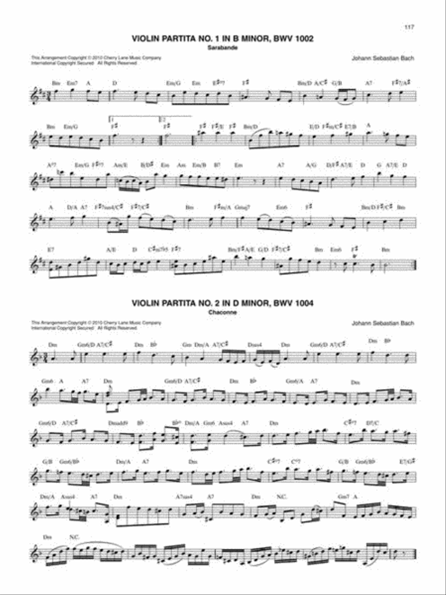 The Bach Fake Book Piano Solo scores gallery preview page 10