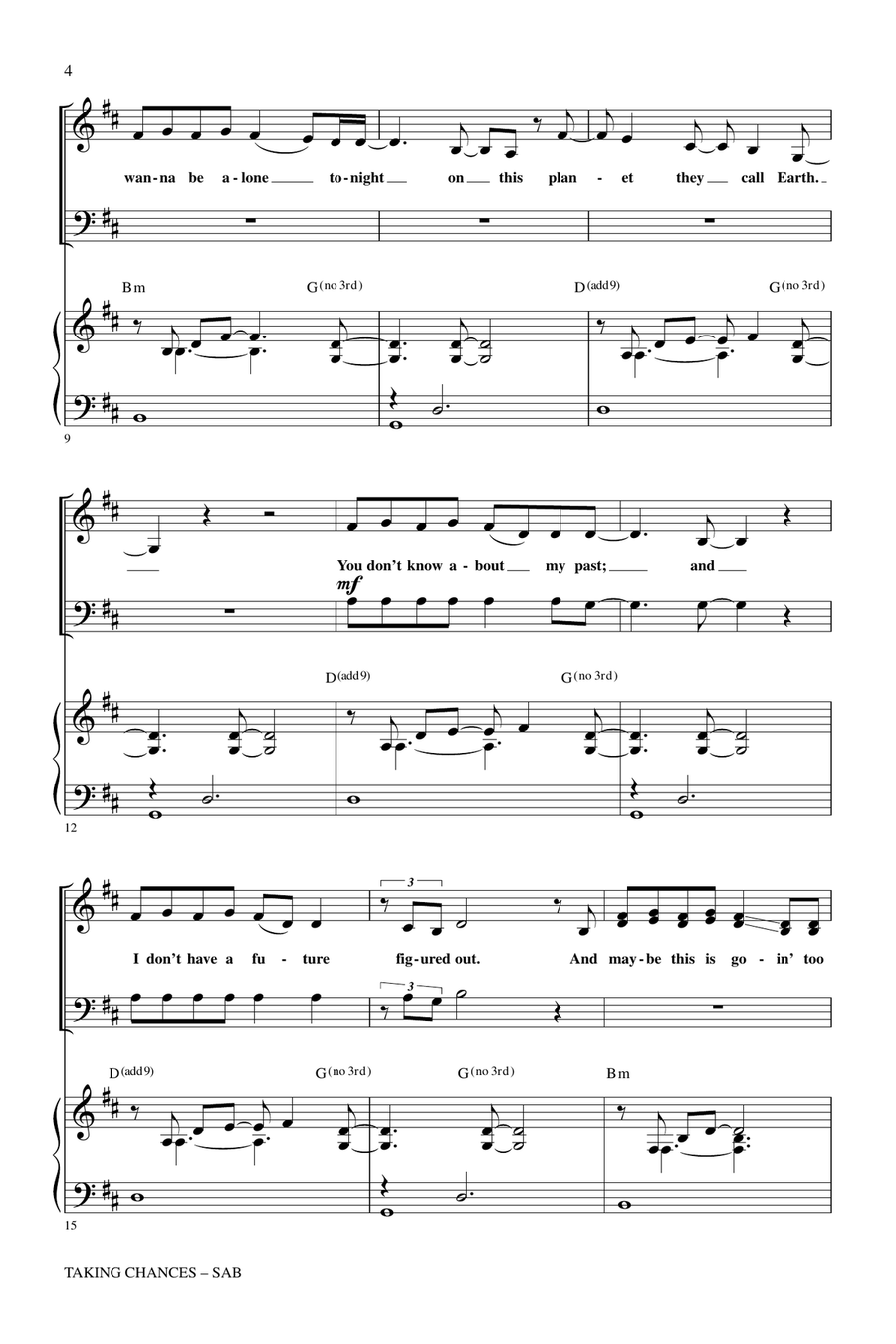 Taking Chances 3-Part scores gallery preview page 2