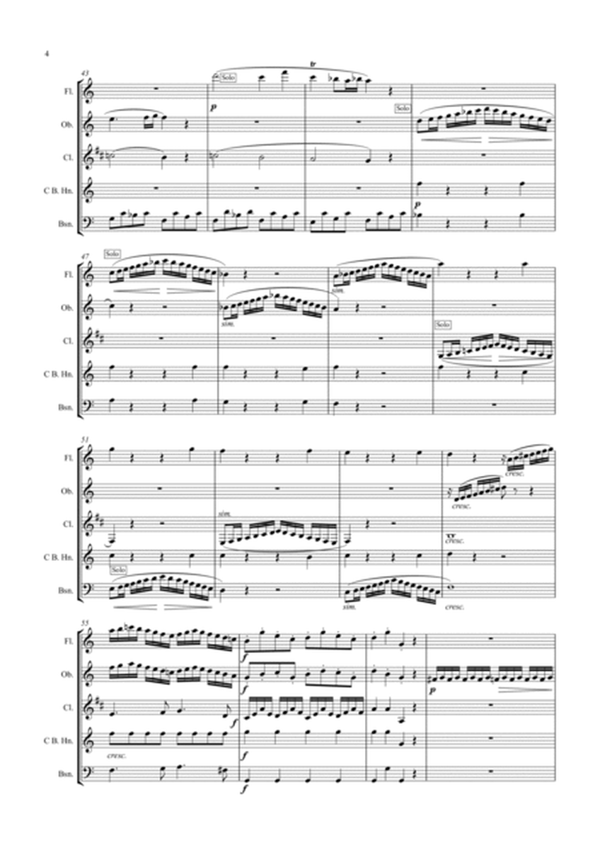 Mozart: Piano Sonata No.16 in C K.545 (Sonata facile/semplice) Mvt.I Allegro - wind quintet image number null