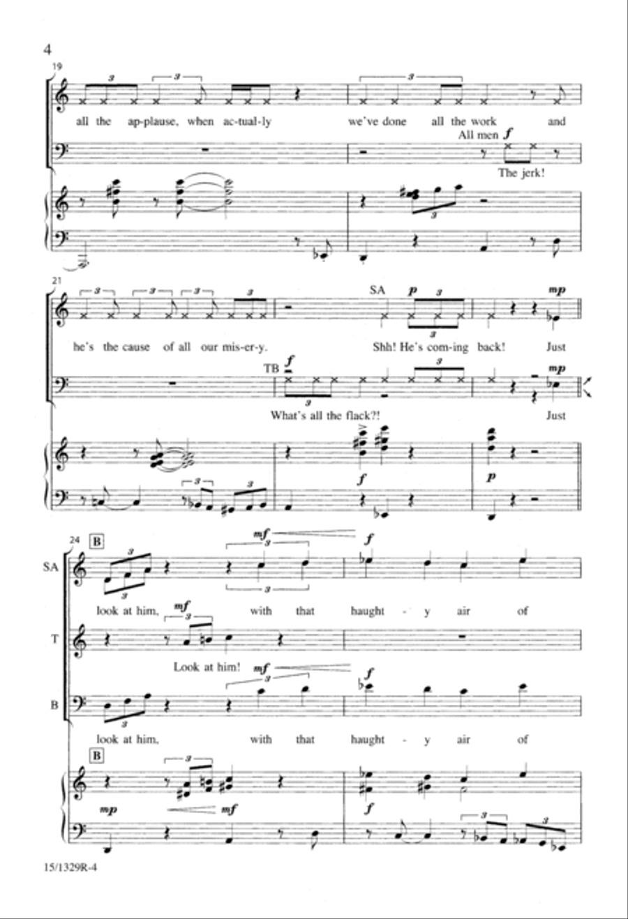 A Chorister's Covert Concert 4-Part scores gallery preview page 4