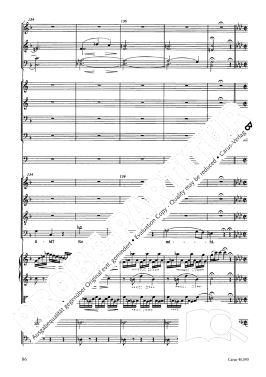 The Seven Words (Die Sieben Worte) 4-Part scores gallery preview page 101