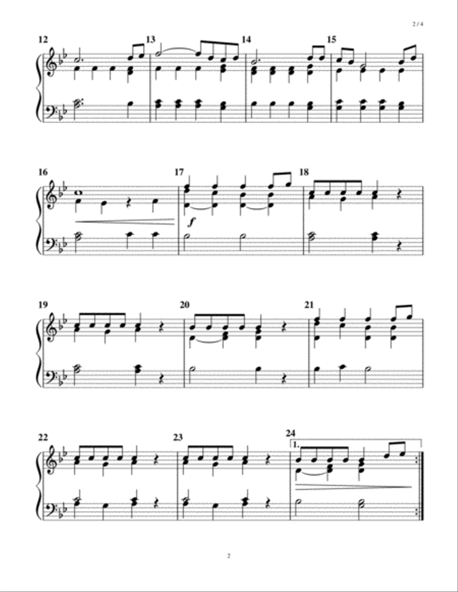 Yellow Submarine Handbell Choir scores gallery preview page 2