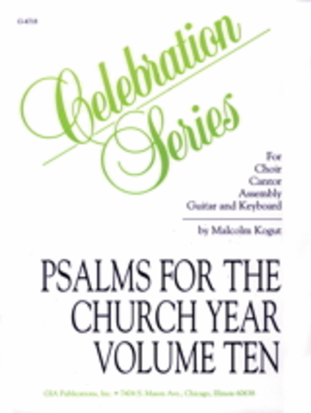 Psalms for the Church Year - Volume 10, Spiral edition