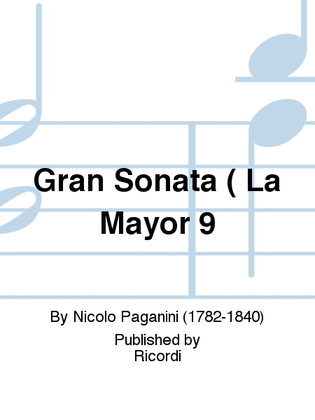 Gran Sonata ( La Mayor 9