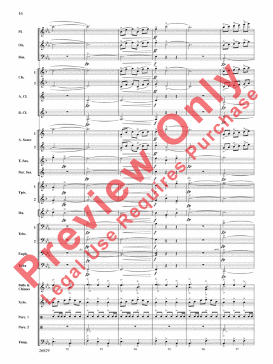 Semper Melior Semper Melior Concert Band scores gallery preview page 17